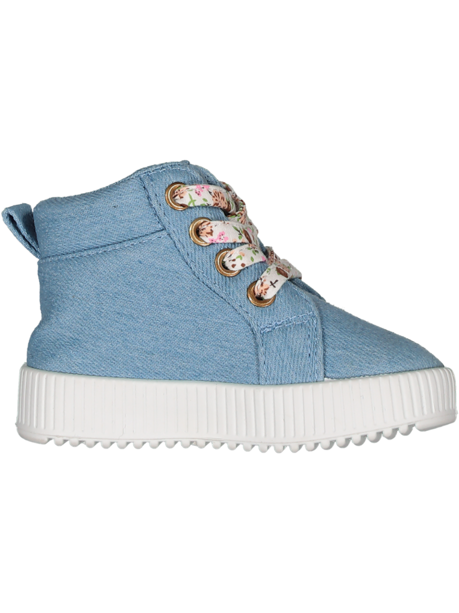 Hi-Top Denim Sneaker