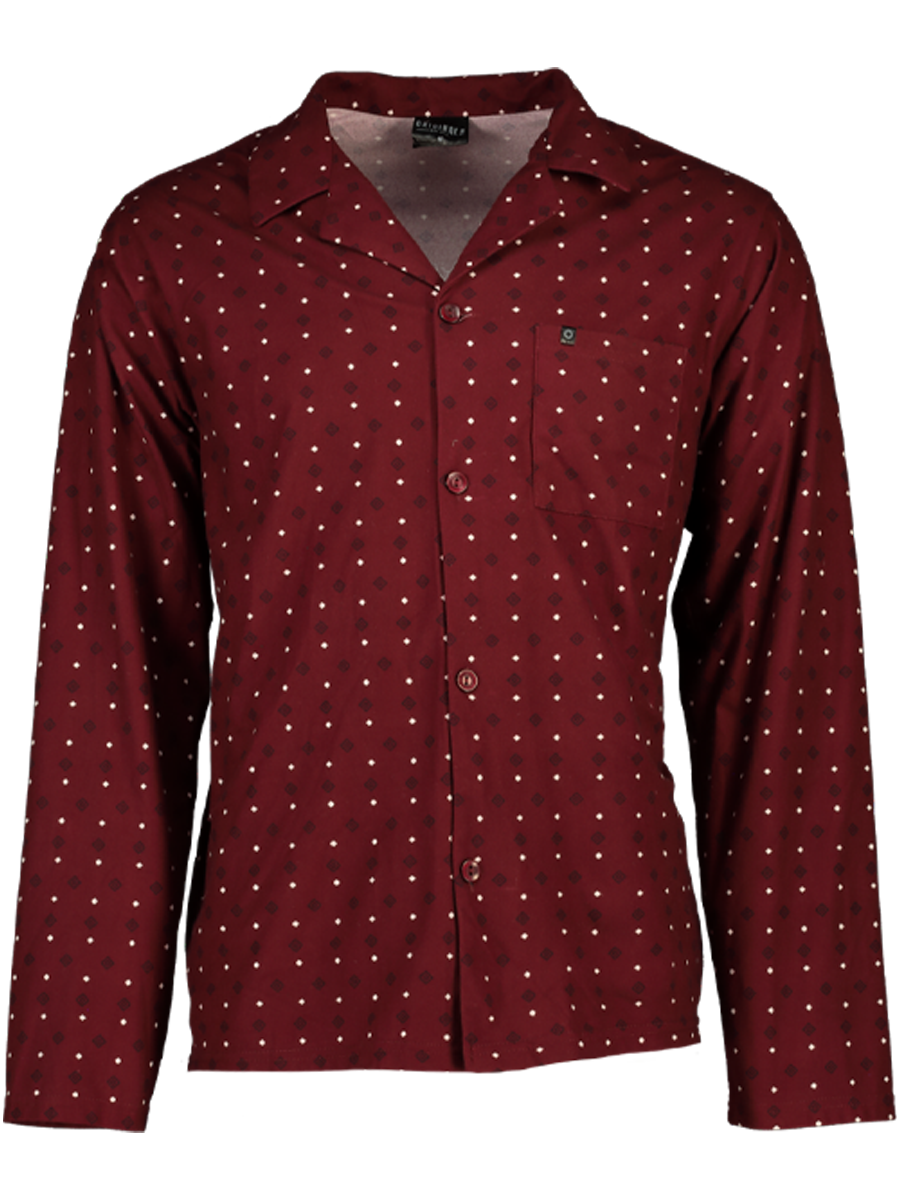 Long Sleeve Dotted Pyjama Set
