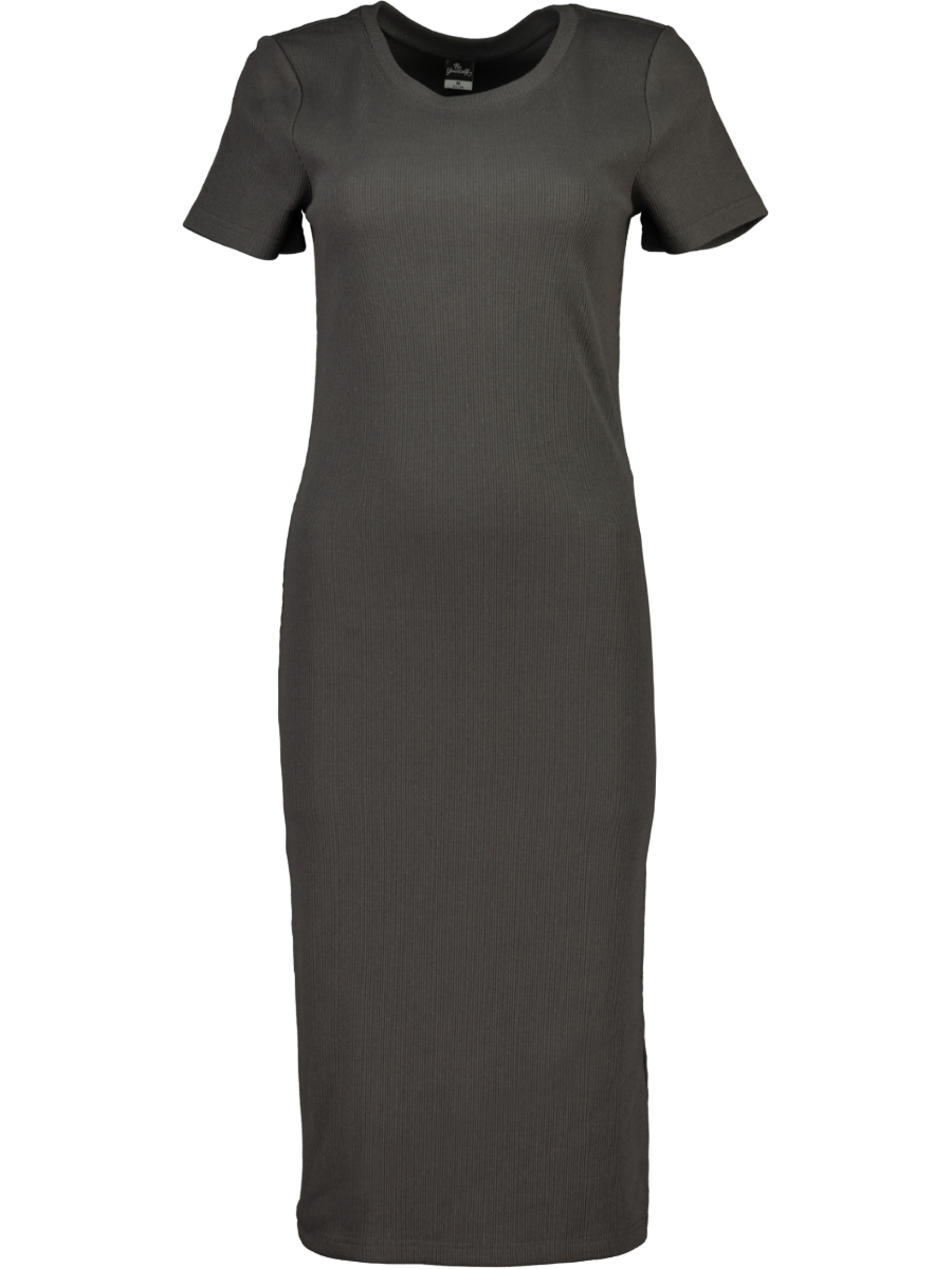 Charcoal Short Sleeve Bodycon Dress