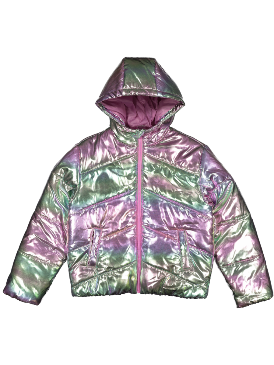 Rainbow Puffer Coat