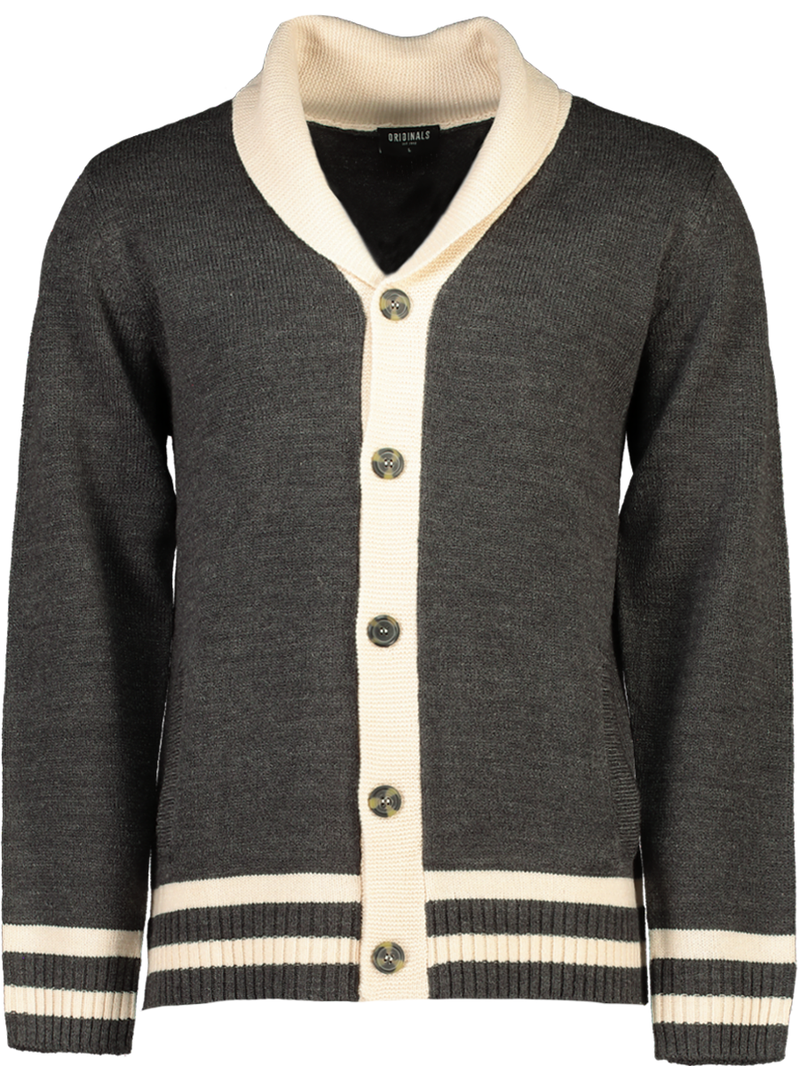 Grey Knit Cardigan