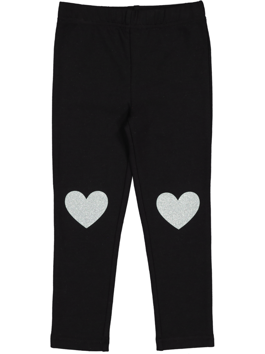 Black Printed Leggings
