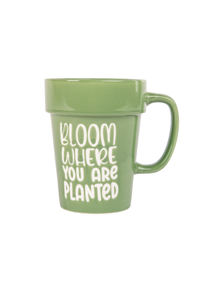 Green Printed Mug