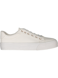 White Lace Up Sneakers
