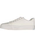 White Lace Up Sneakers