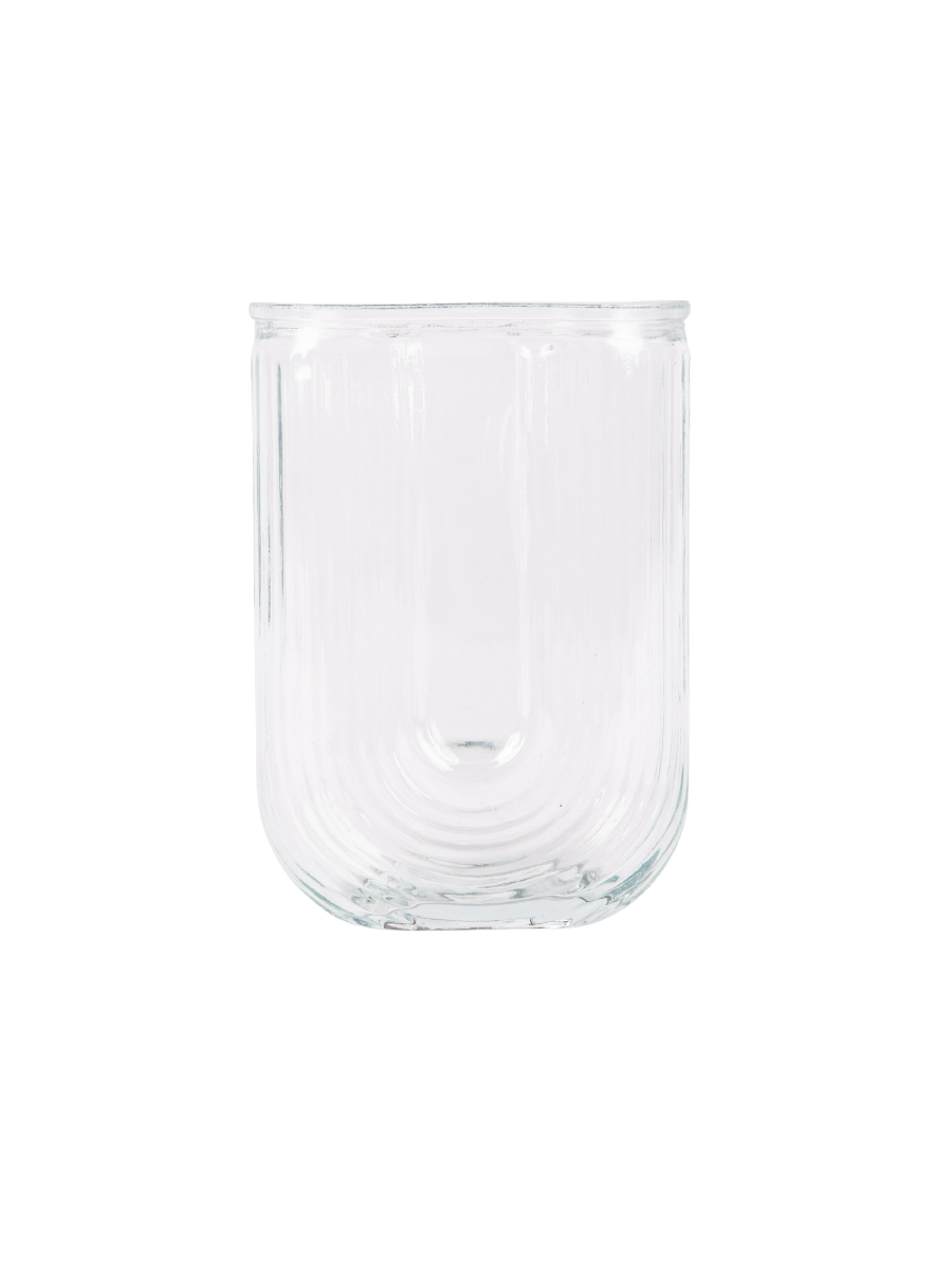 Textured Short Vase