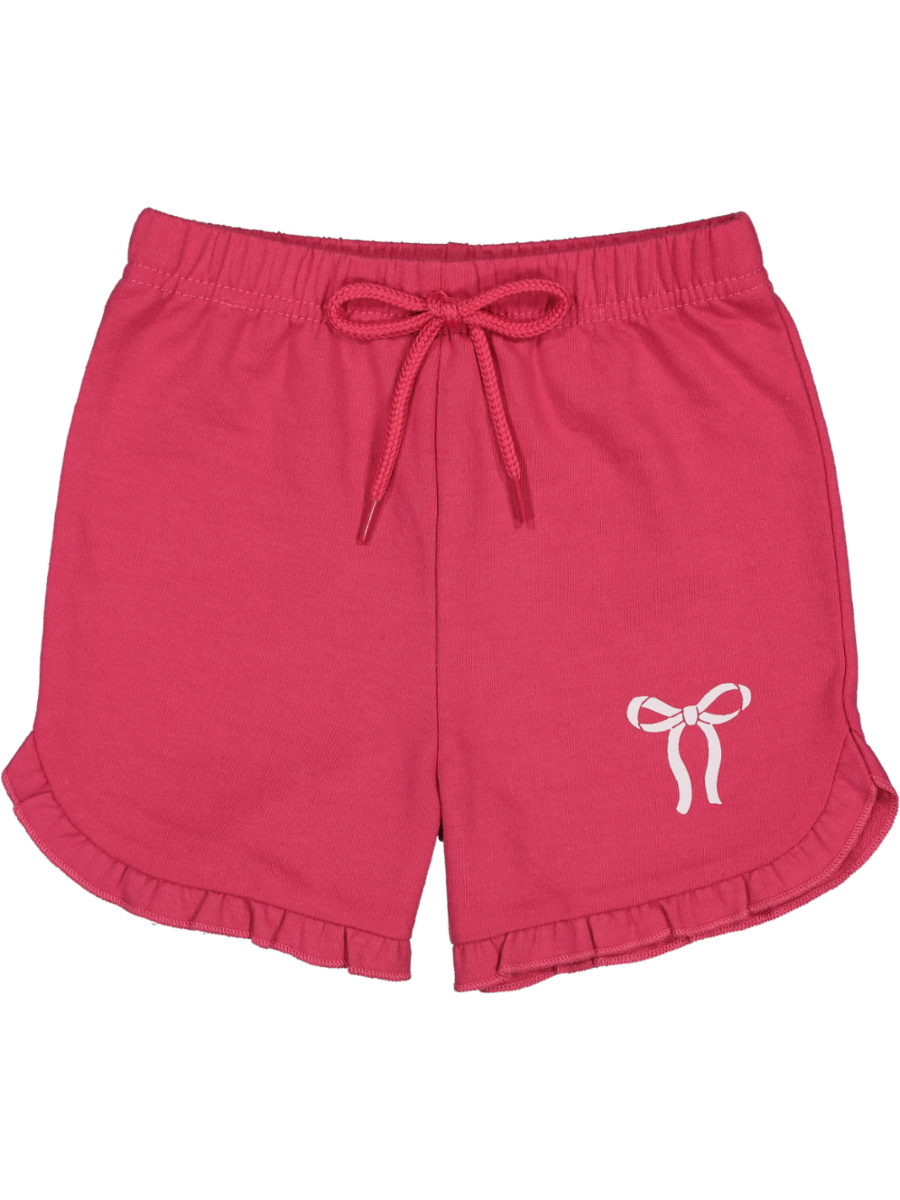 Pink Flared Shorts