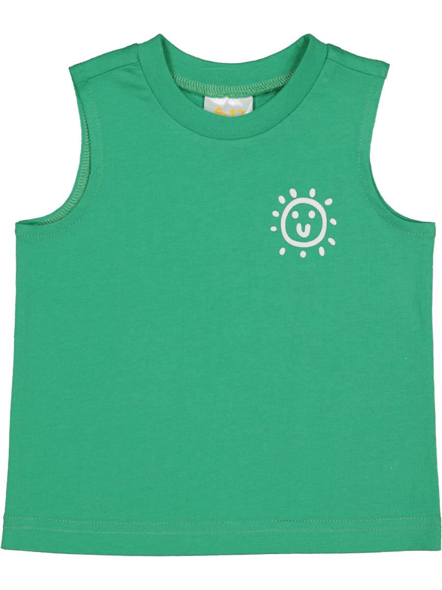 Green Graphic Vest