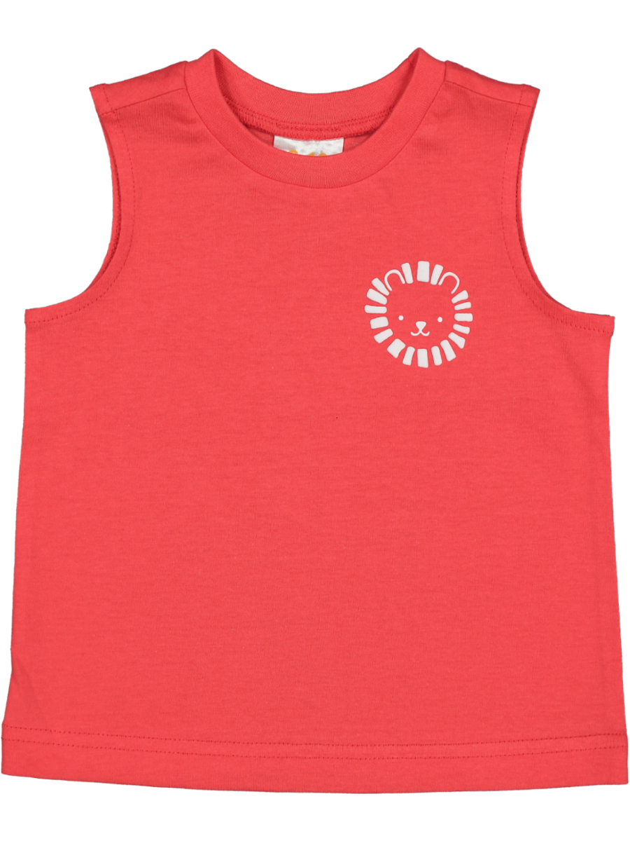 Red Graphic Vest