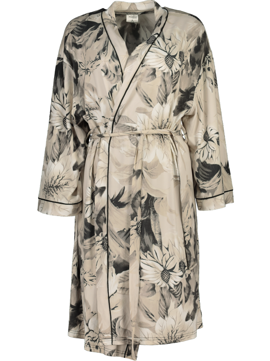 Floral Satin Gown