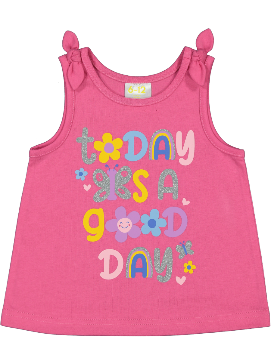 Pink Graphic Vest