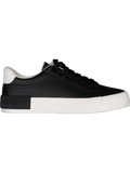 Black And White Lace Up Sneakers