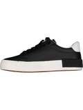 Black And White Lace Up Sneakers