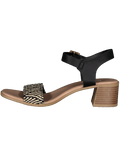 Black And White Block Heel