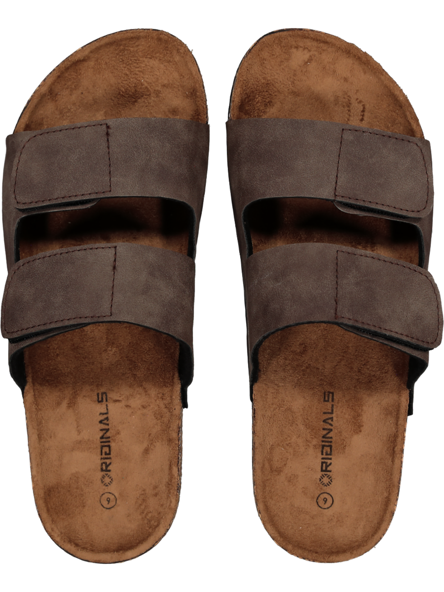 Faux Suede Strap Sandals