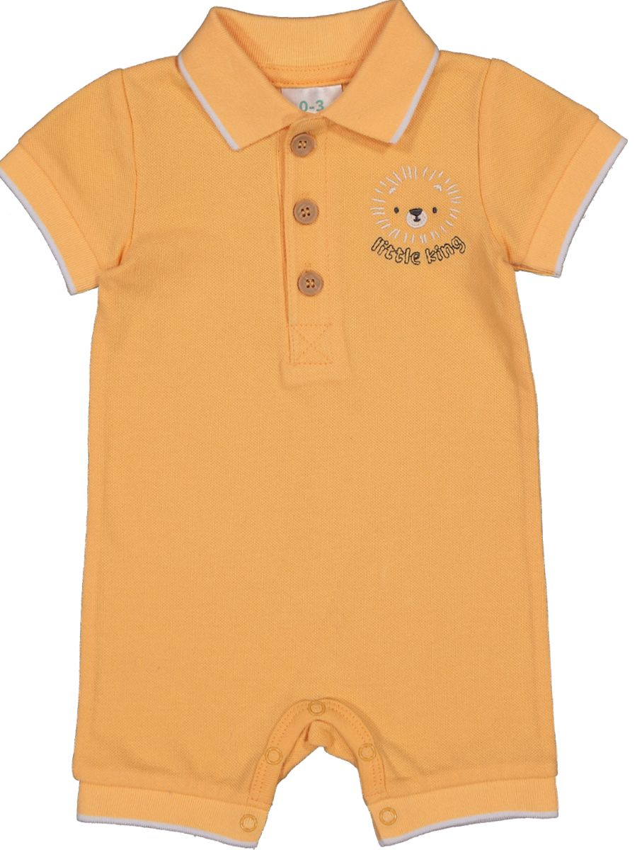 Orange Fancy Romper