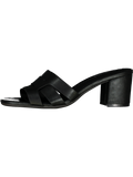 Black Faux Leather Heel (1)