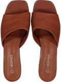 Brown Faux Leather Heel (2)
