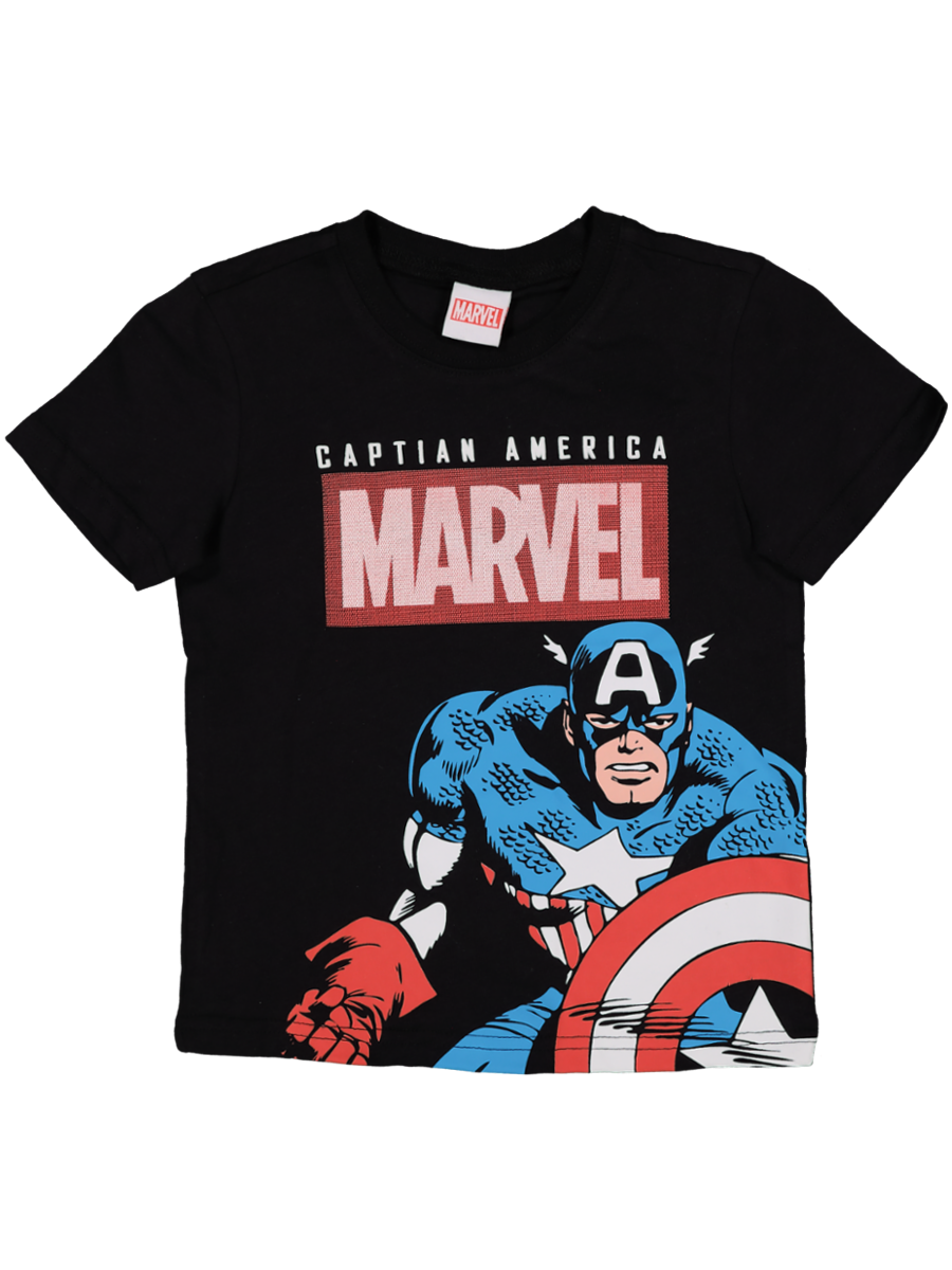 Black Captain America T-Shirt