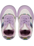 Purple And White Sneakers