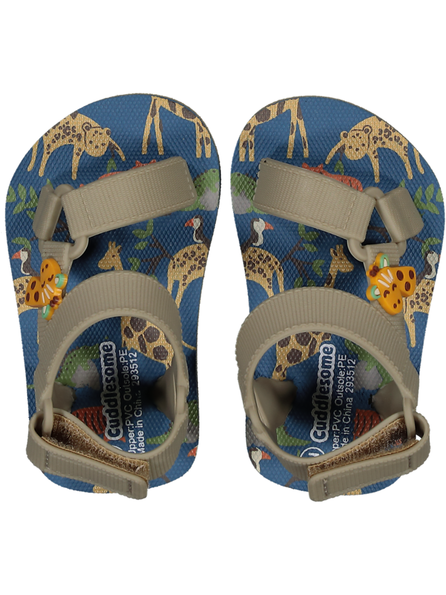 Jungle Print Adventure Sandals