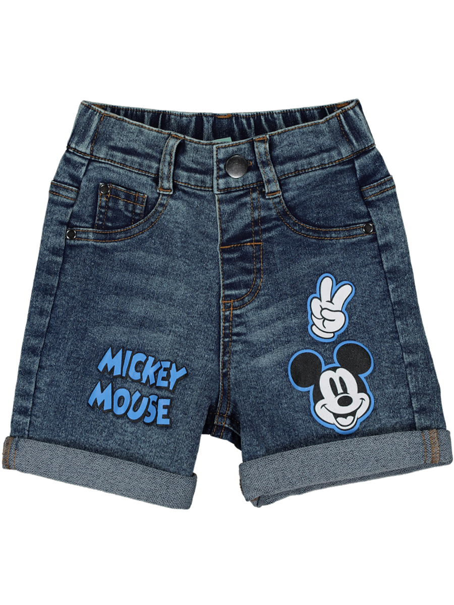 Mickey Mouse Denim Shorts