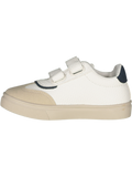 Double Strap White Sneakers