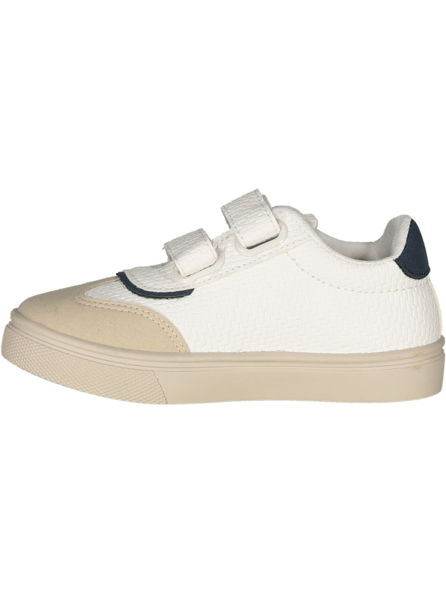 Double Strap White Sneakers