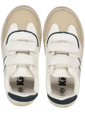 Double Strap White Sneakers