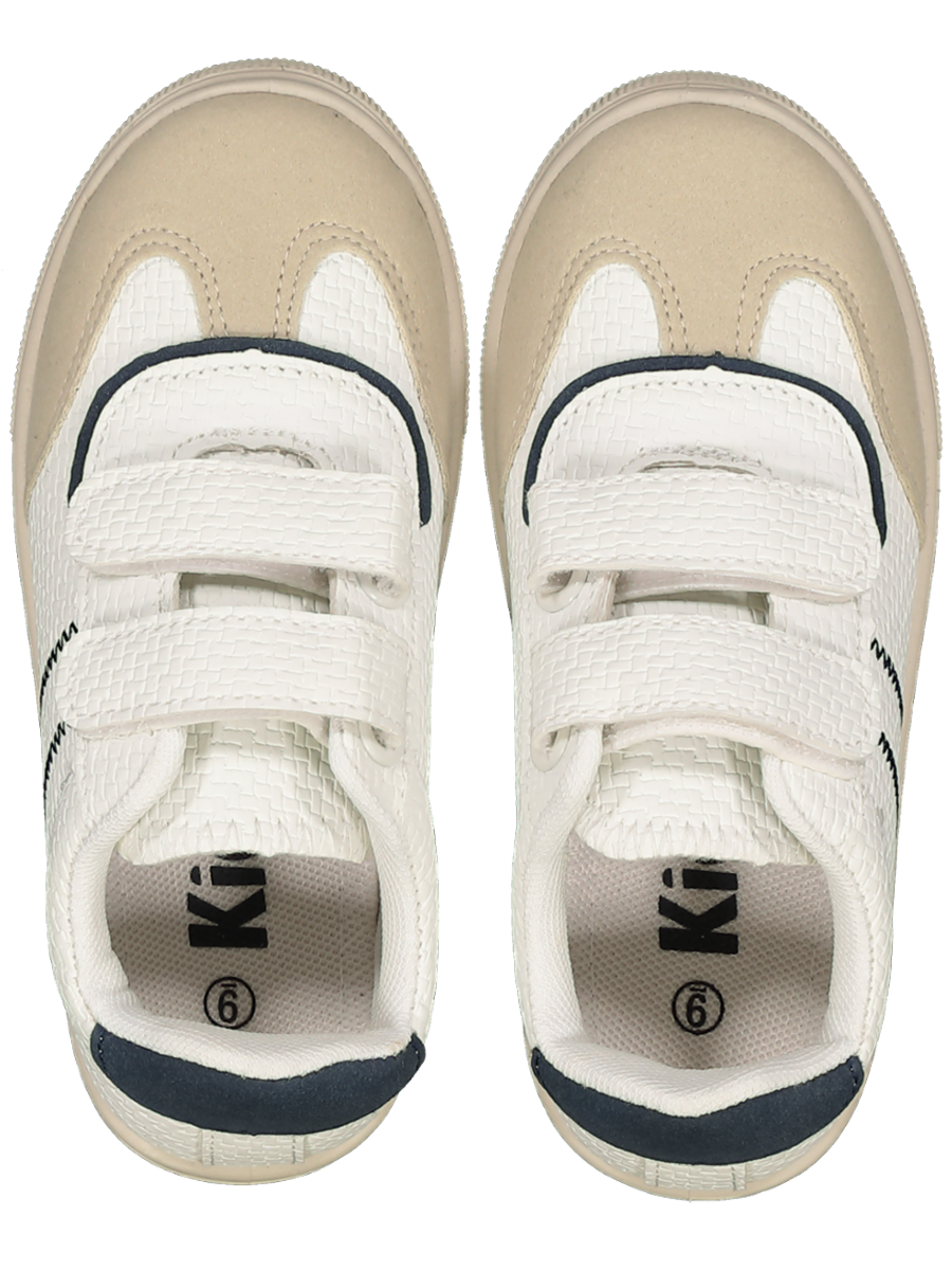 Double Strap White Sneakers