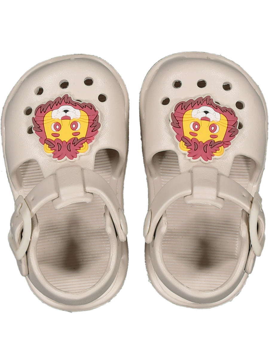 Beige Basic Moulded Sandals