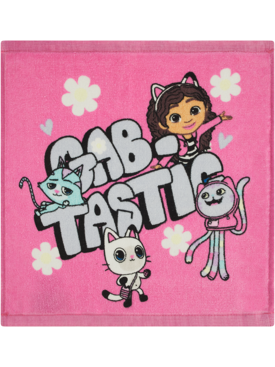 Character Face Cloth Gabby'S Dollhouse