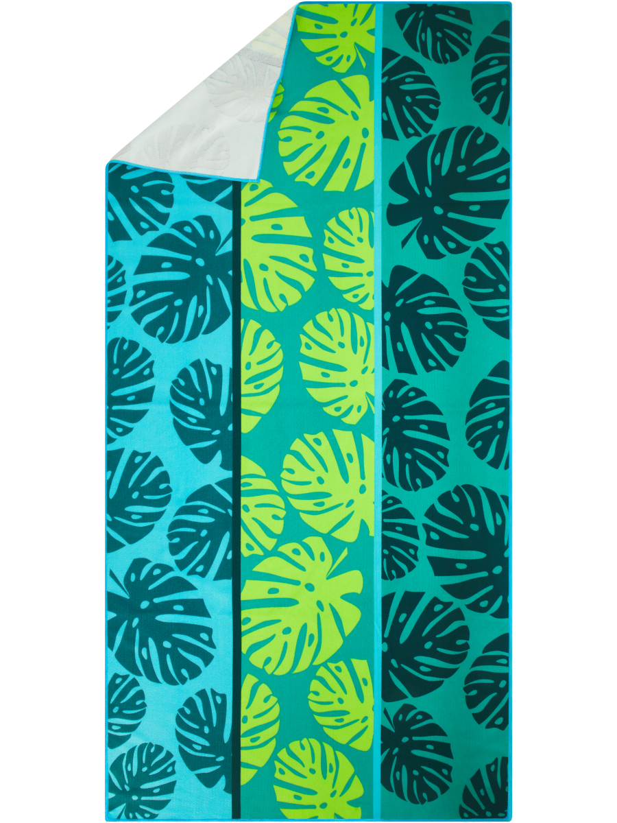 Green Leaf Beach Towel