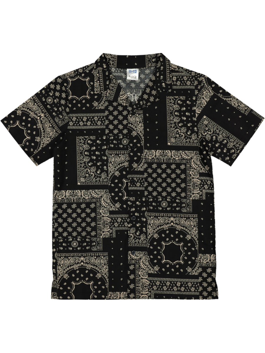 Black Printed Shirt
