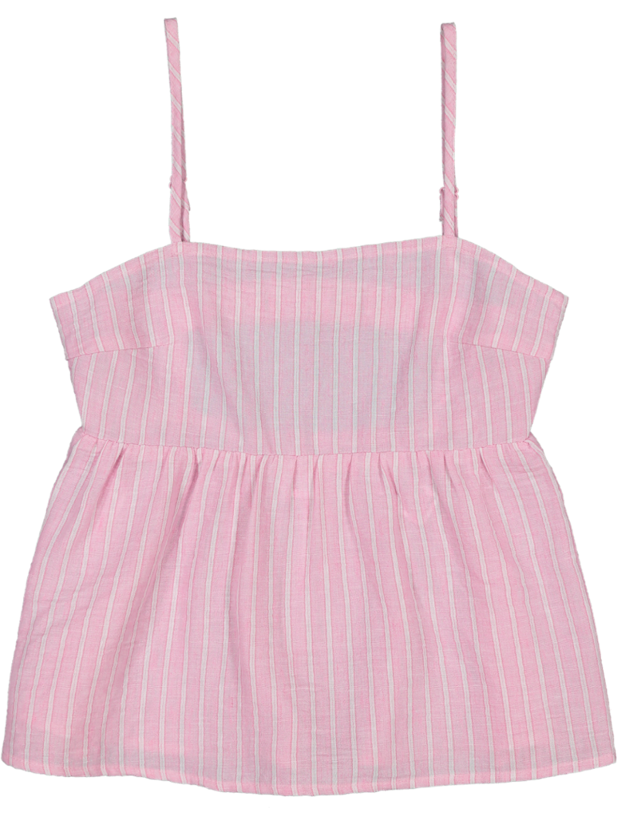 Pink Striped Blouse