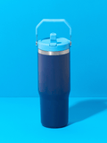 Navy Stainless Steel Bootle