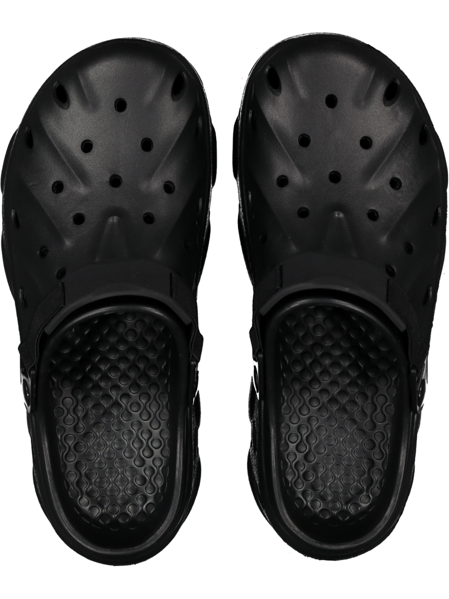 Black Moulded Sandals