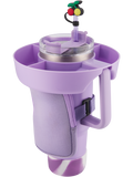 4 Pack Lilac Bottle Straws