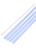 4 Pack Blue Bottle Straws