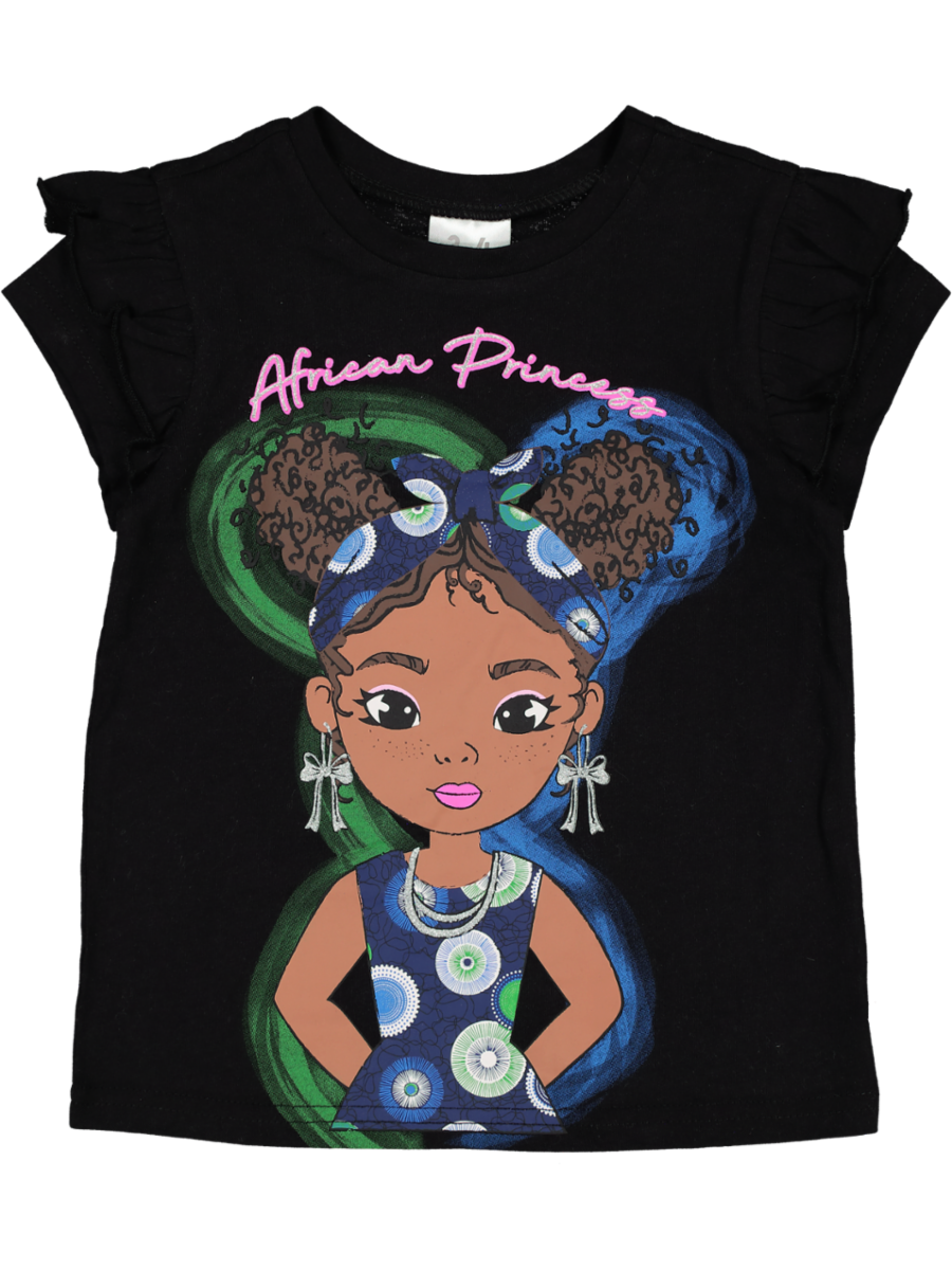 Printed African Princess Heritage T-Shirt