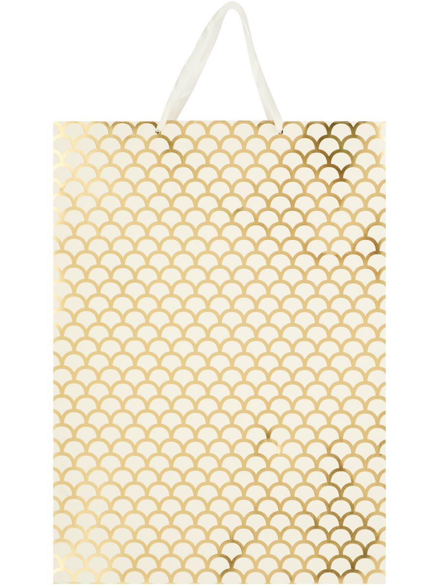 Textured Gold Pattern Or Palm Trees Gift Bag
