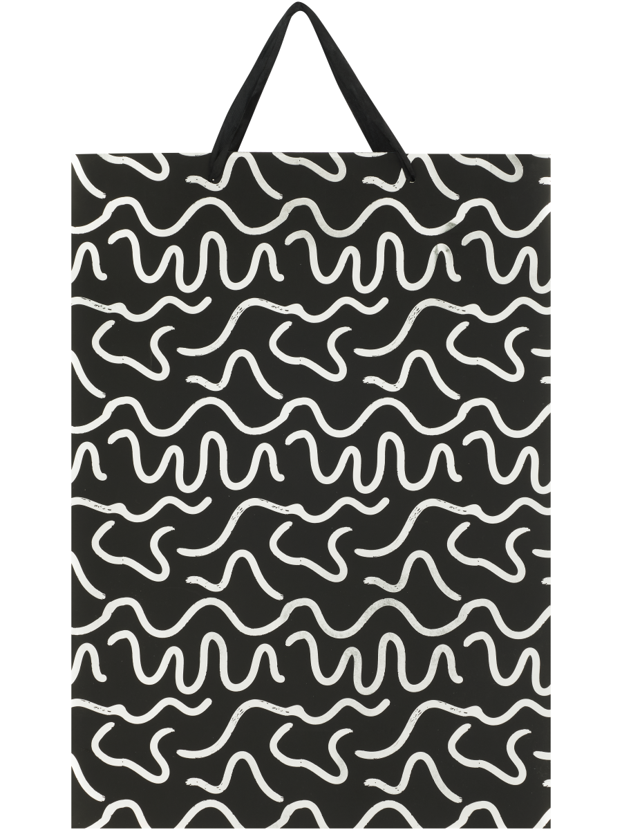Geometric Or Squiggle Gift Bag