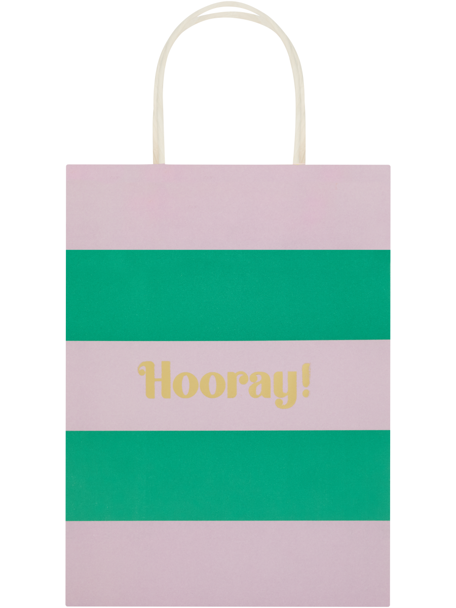 Assorted Hooray Paper Gift Bags