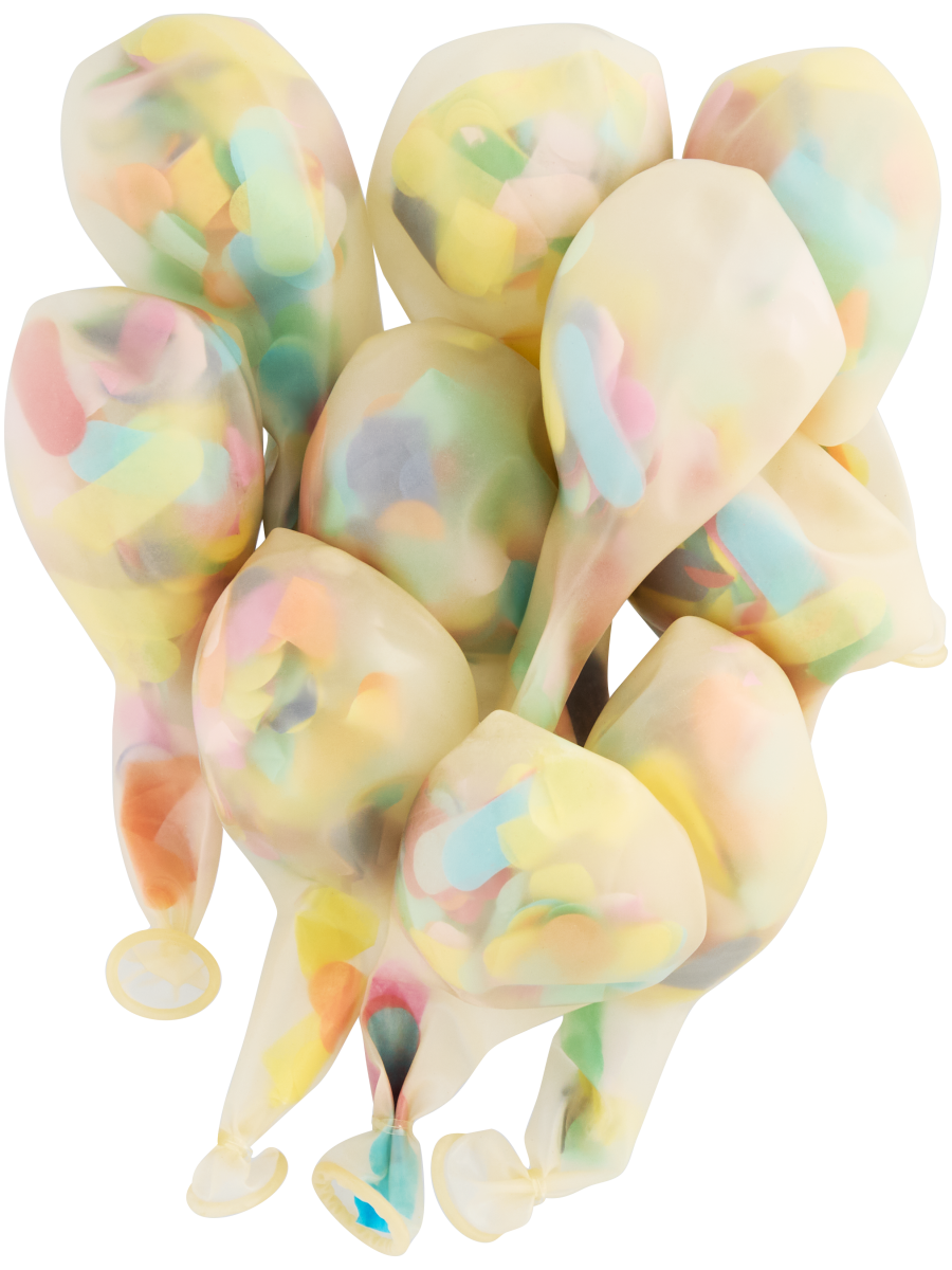 Confetti Latex Balloons