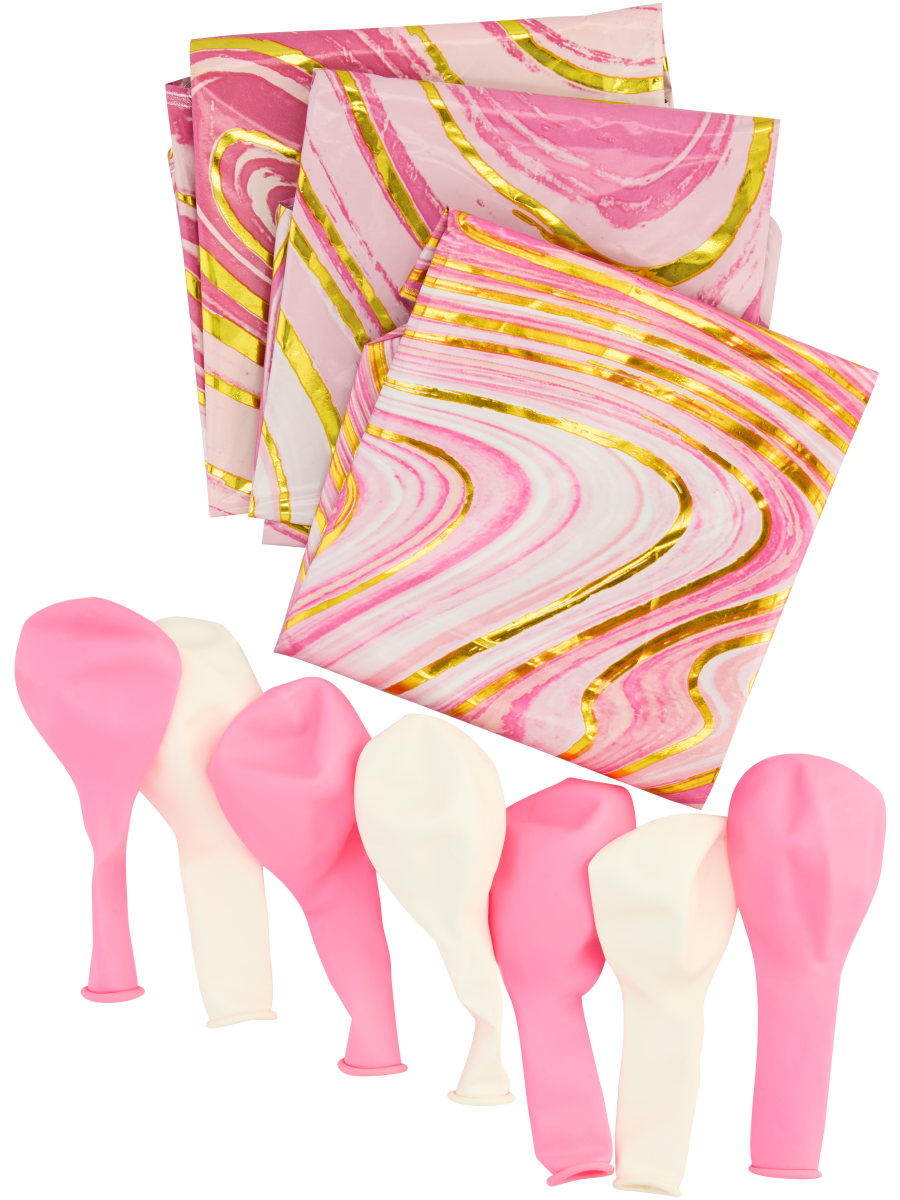 Mixed Marble Balloons