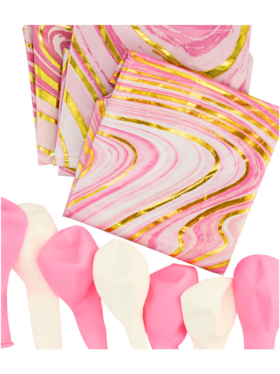 Mixed Marble Balloons