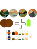 Diy Gem Art Coaster Set