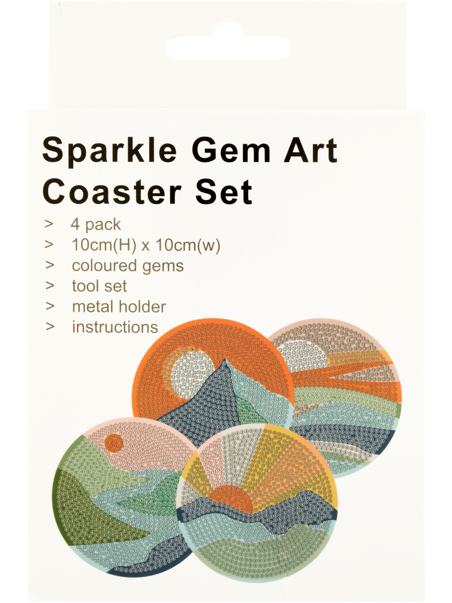 Diy Gem Art Coaster Set (2)