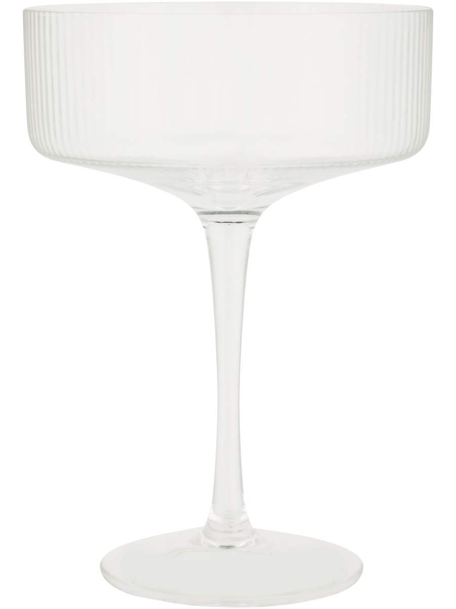 Ribbed Cocktail Glass