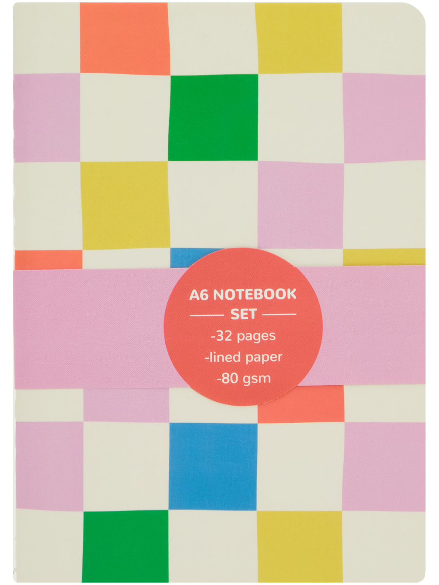 Assorted A6 Notebook Set